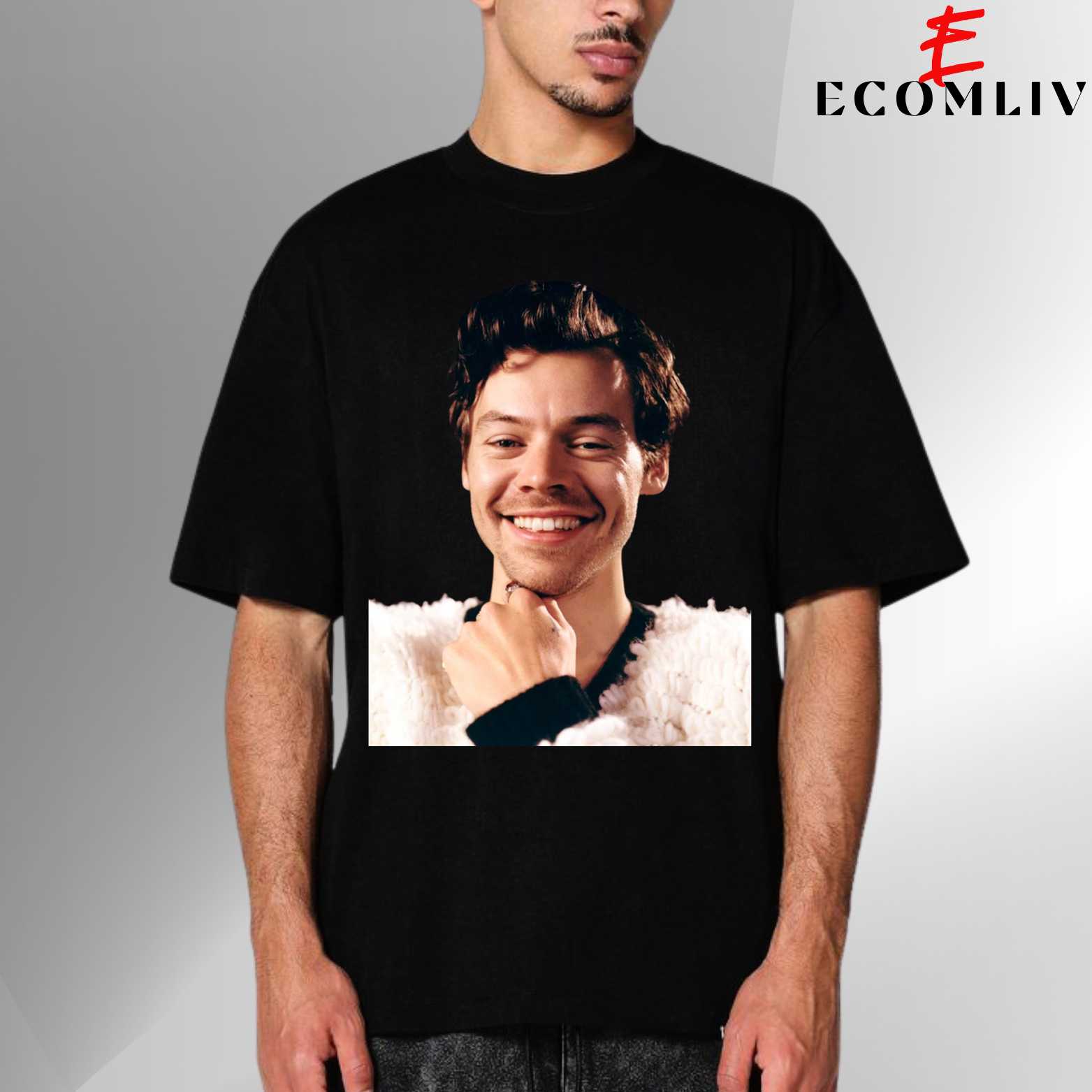Harry Styles Face Tee, Unisex T Shirt, Streetwear Collector Shirt, Fan Gift Apparel